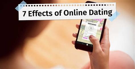 bad effects of online dating